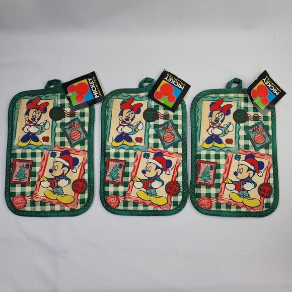 Mickey Unlimited Best Wishes Potholders And Kitchen Towels - Picture 2 of 16